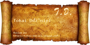 Tokai Dániel névjegykártya